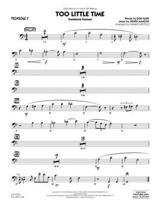 Too Little Time (arr. Sammy Nestico) - Conductor Score (Full Score) - Trombone 3