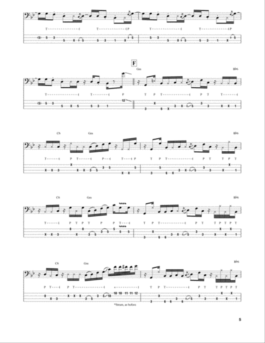 Detroit Guitar Tablature scores gallery preview page 5