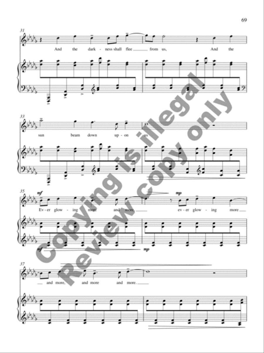 Collected Songs for Soprano and Piano Soprano Voice scores gallery preview page 58