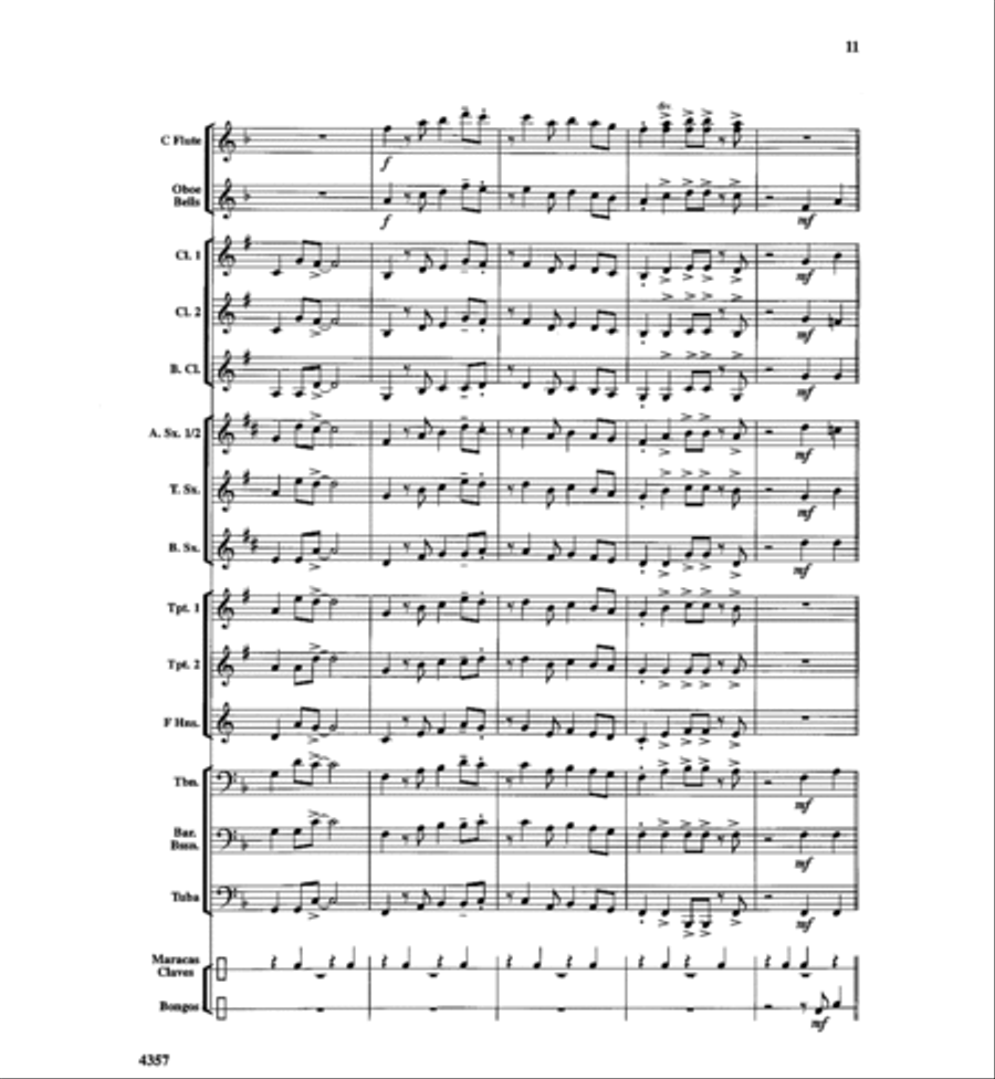 Calypso Bay Concert Band scores gallery preview page 10