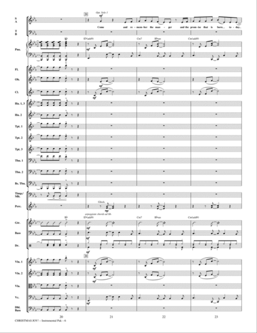 Christmas Joy! - Conductor Score (Full Score) Choir scores gallery preview page 6