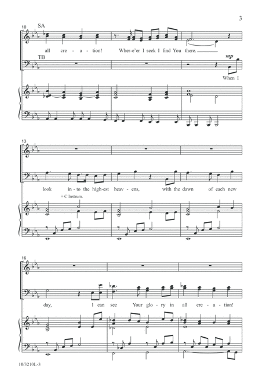 Who Am I? 4-Part scores gallery preview page 3
