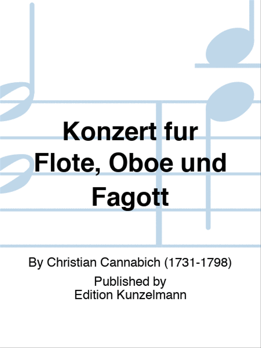 Concerto for flute, oboe and bassoon