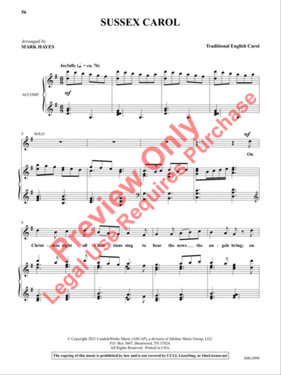 The Mark Hayes Vocal Solo Collection High Voice scores gallery preview page 19