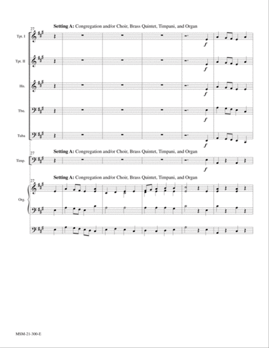 Ellacombe Ellacombe Choir scores gallery preview page 3