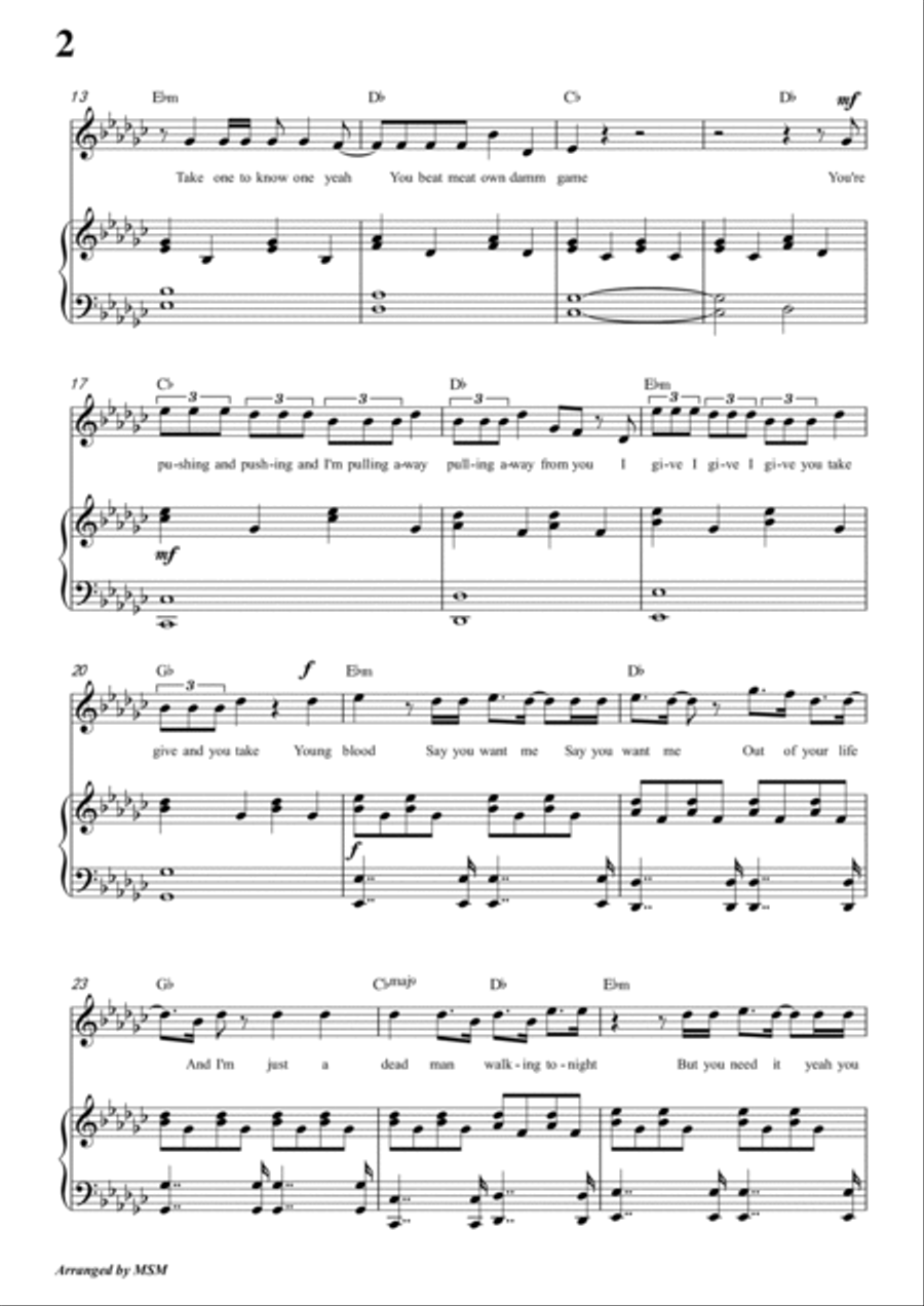 Seeing Red Voice scores gallery preview page 4