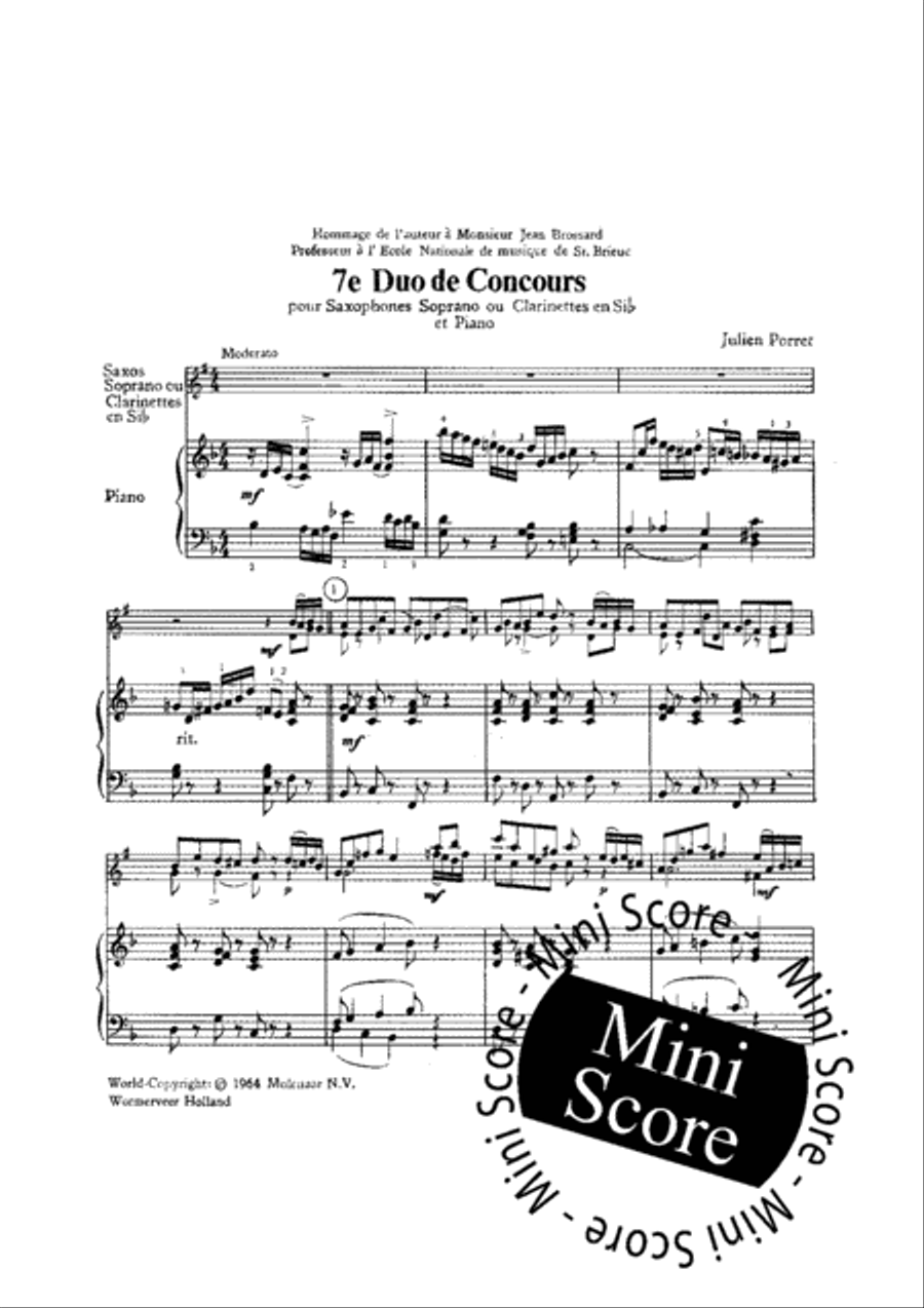 7e Duo de Concours Piano Accompaniment scores gallery preview page 3