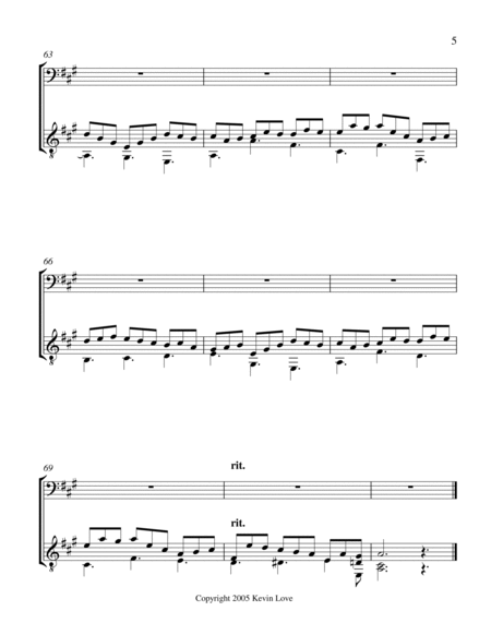 Jesu, Joy of Man's Desiring (Cello and Guitar) - Score and Parts image number null