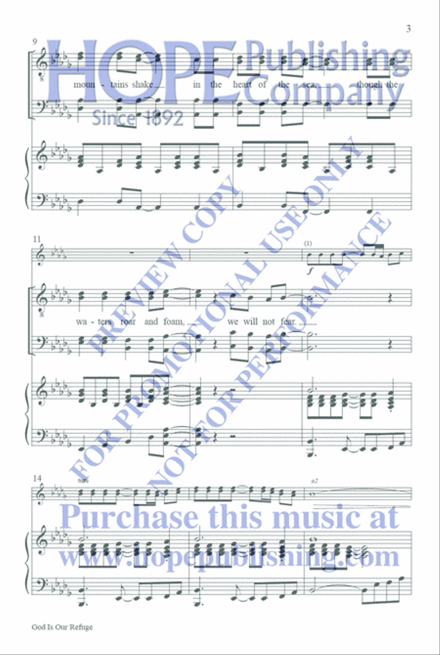 God Is Our Refuge TTBB scores gallery preview page 4