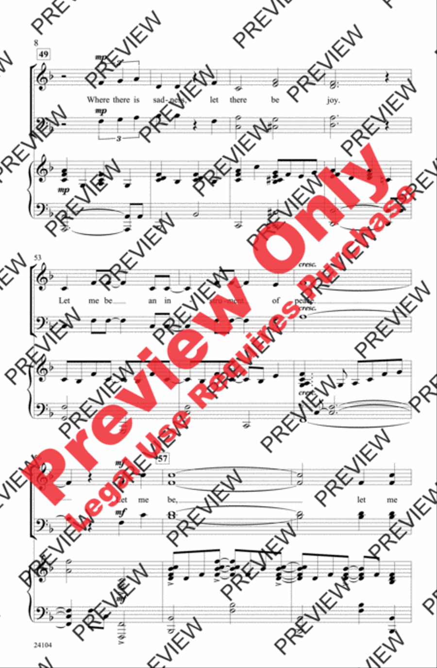 Instrument of Peace Instrument of Peace 4-Part scores gallery preview page 7