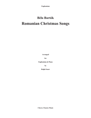 Book cover for Romanian Christmas Songs for Euphonium and Piano