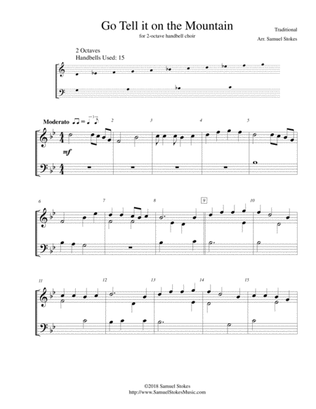 Go Tell it on the Mountain - 2-octave handbell choir