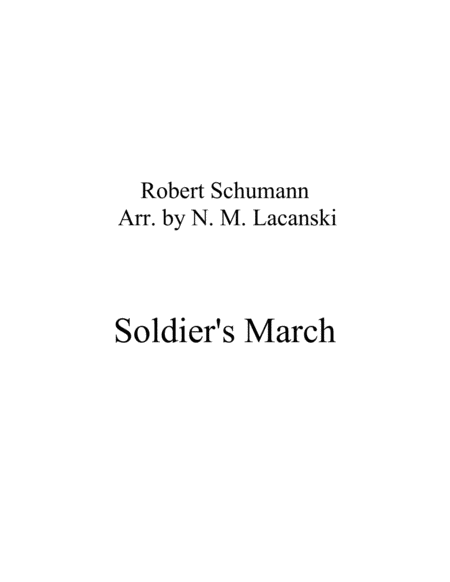 Soldier's March image number null