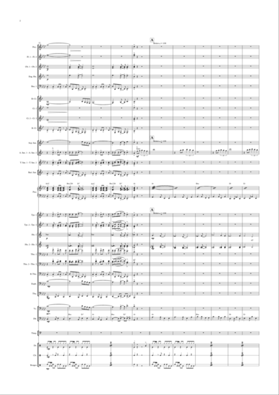 Parahyba (bolero) Concert Band scores gallery preview page 2