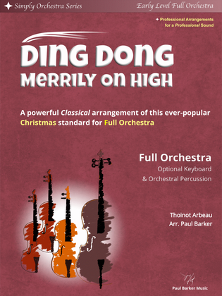 Book cover for Ding Dong Merrily On High (Full Orchestra)