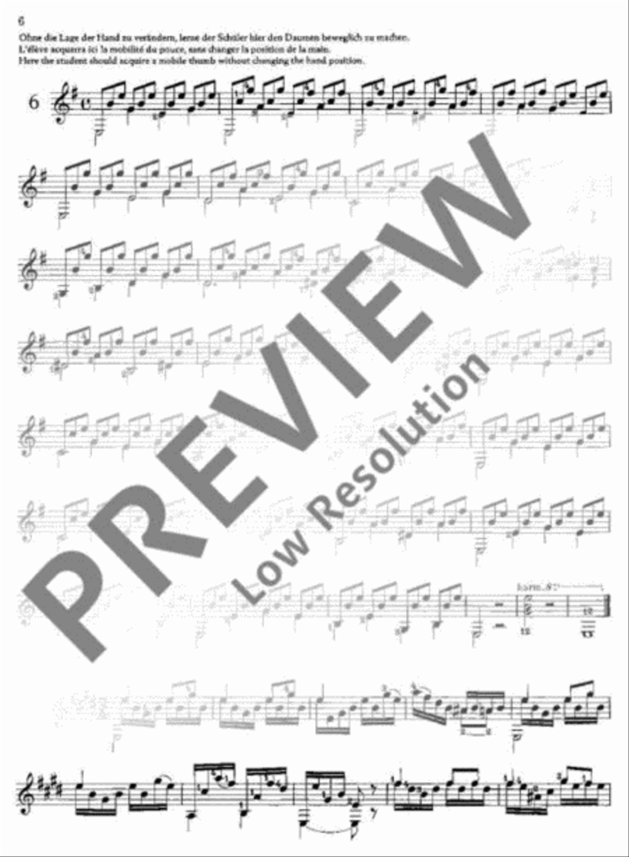 24 progressive Studies for Beginners Classical Guitar scores gallery preview page 7