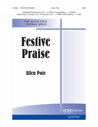 Book cover for Festive Praise