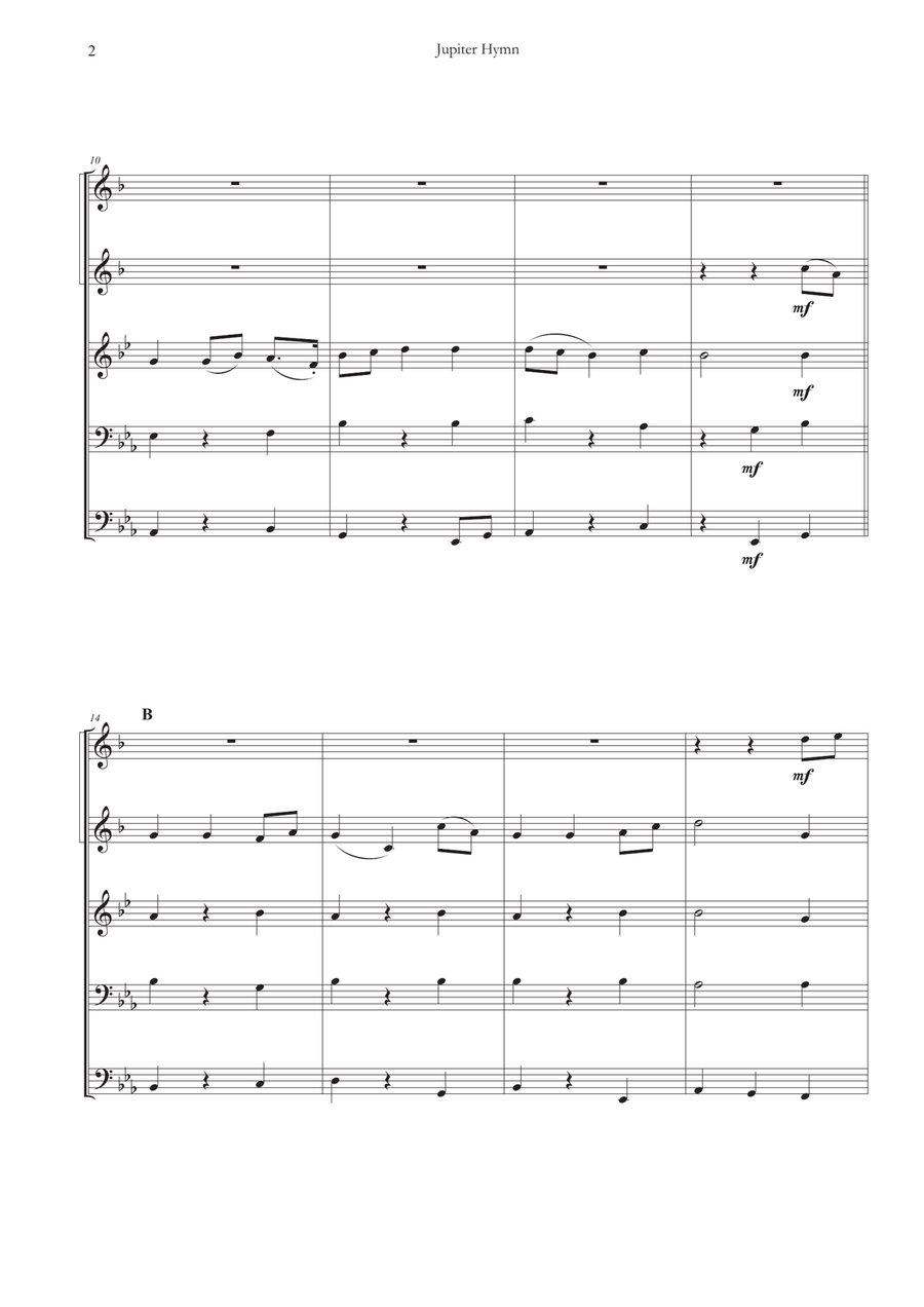 Jupiter Hymn from 