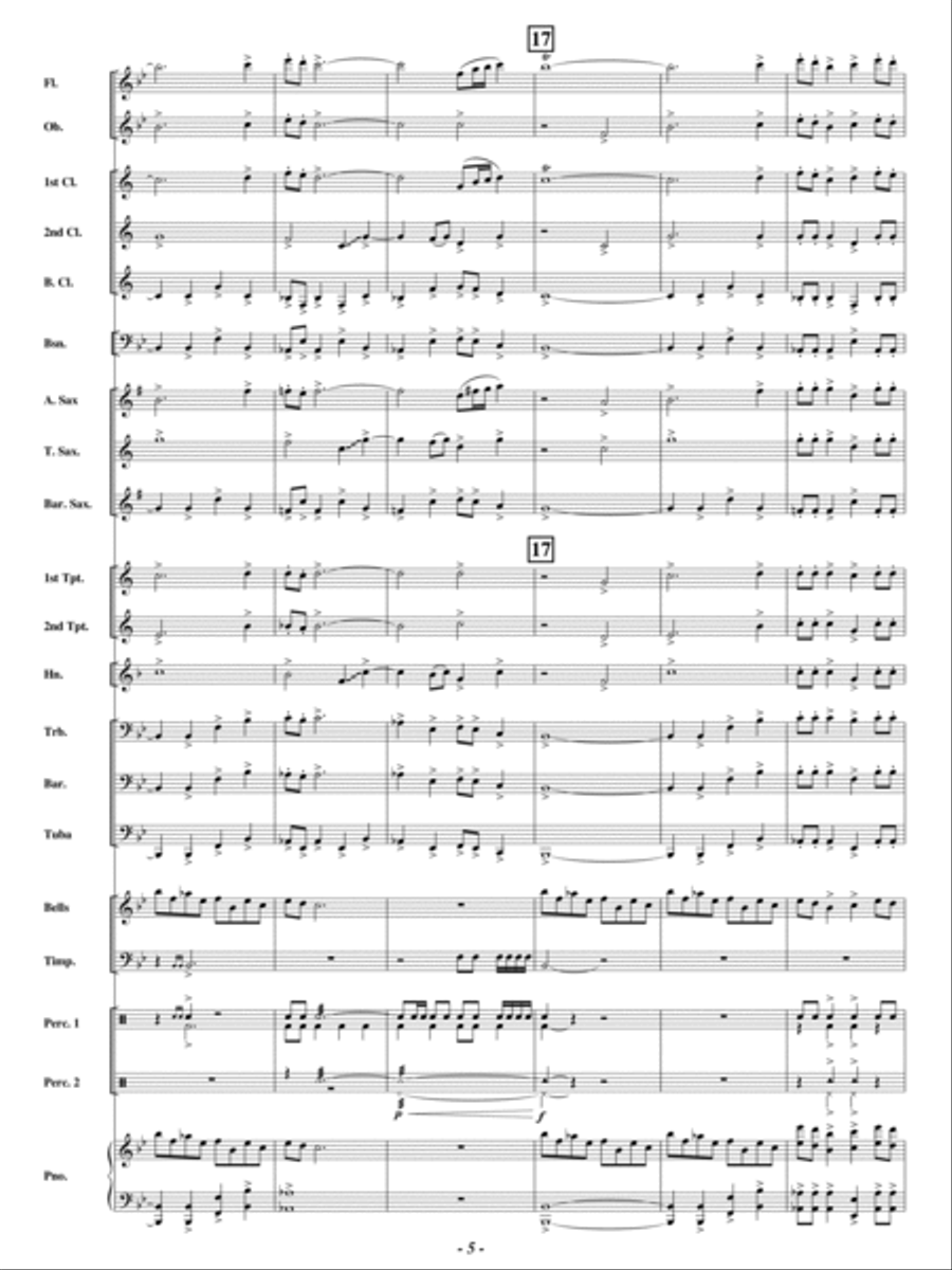 Sol Invictus Concert Band scores gallery preview page 4