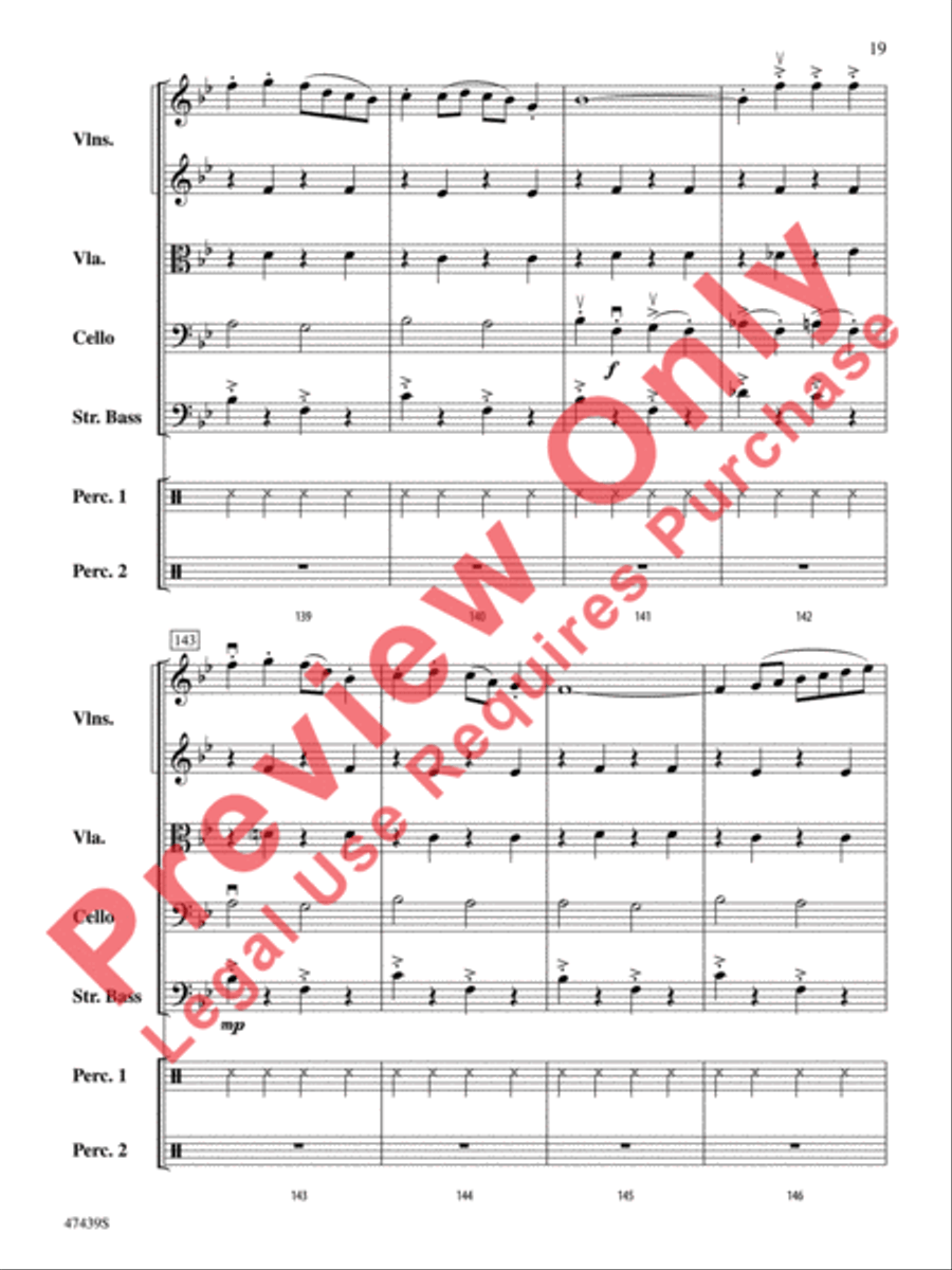 Sleigh Ride String Orchestra scores gallery preview page 20