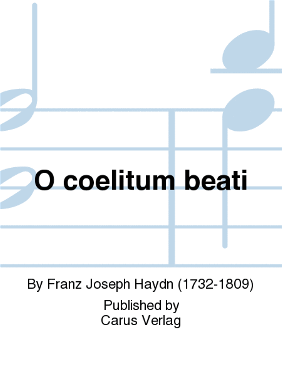 O coelitum beati O coelitum beati 4-Part scores gallery preview page 1