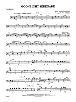Moonlight Serenade: 1st Trombone