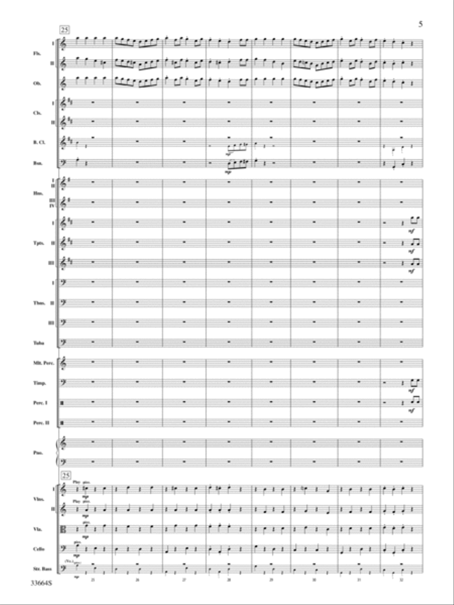 Parade of the Wooden Soldiers: Score Full Orchestra scores gallery preview page 5