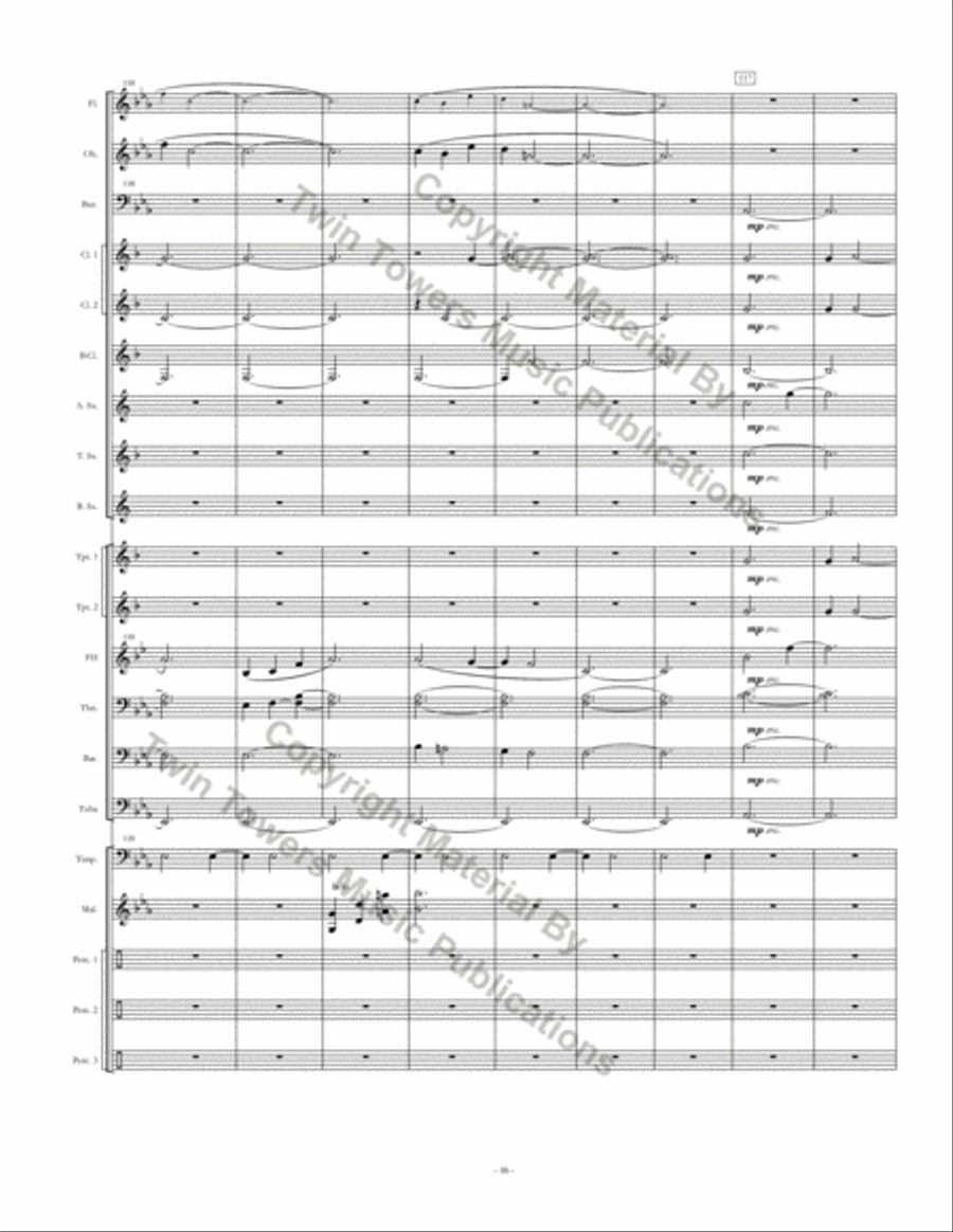 Monuments Monuments Concert Band scores gallery preview page 17