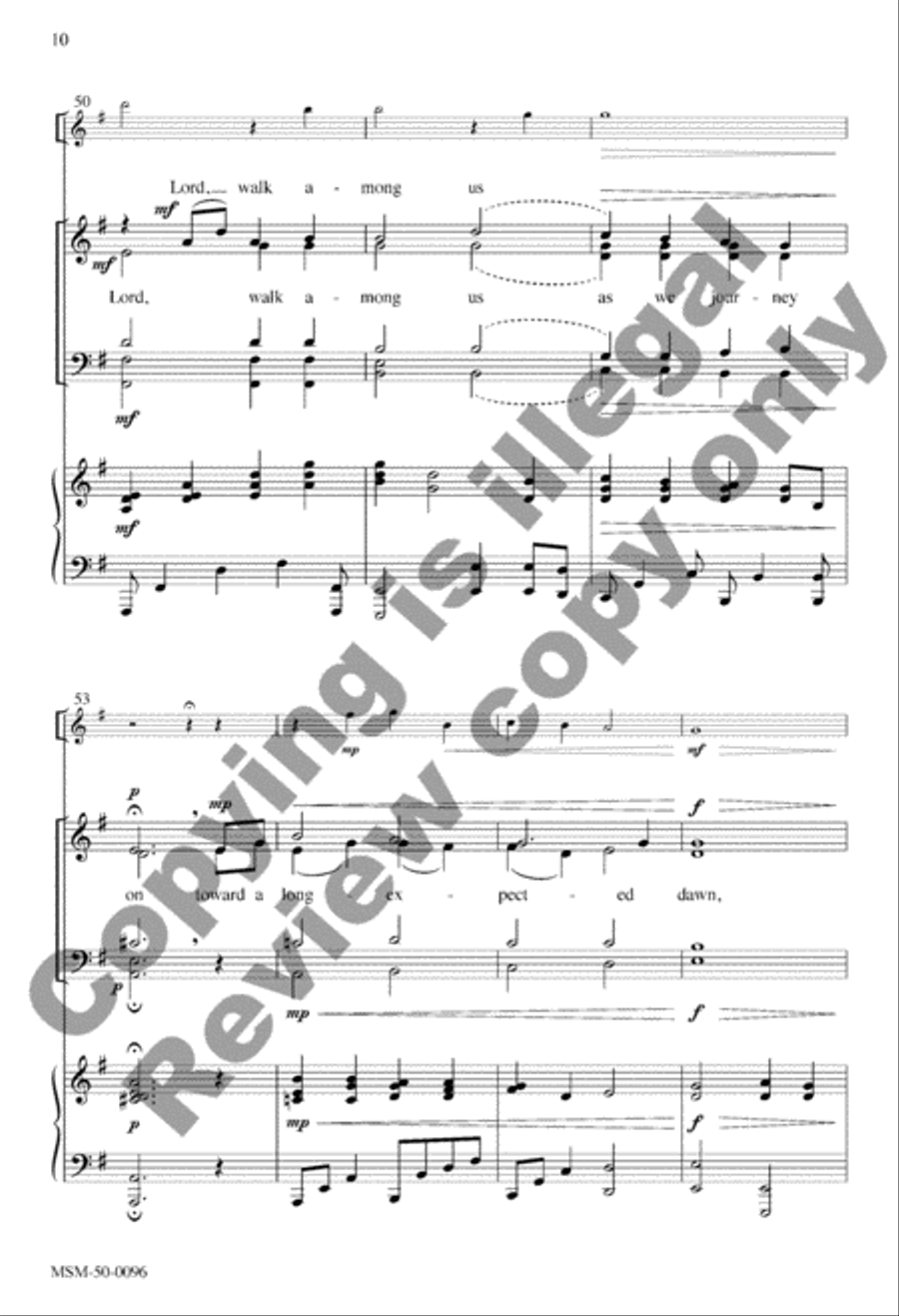 Long-Expected Dawn 4-Part scores gallery preview page 10