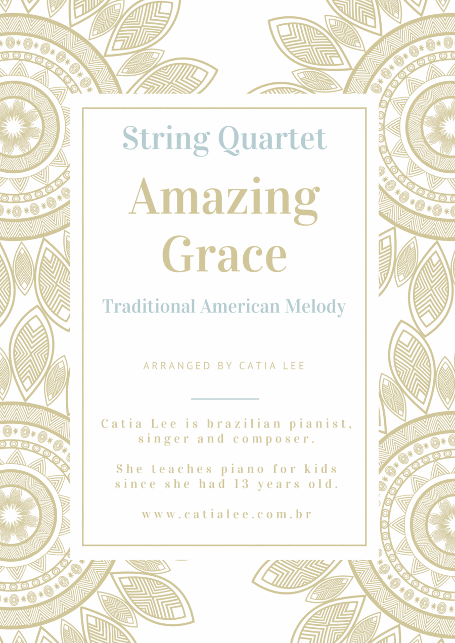 Book cover for Amazing Grace - for String Quartet