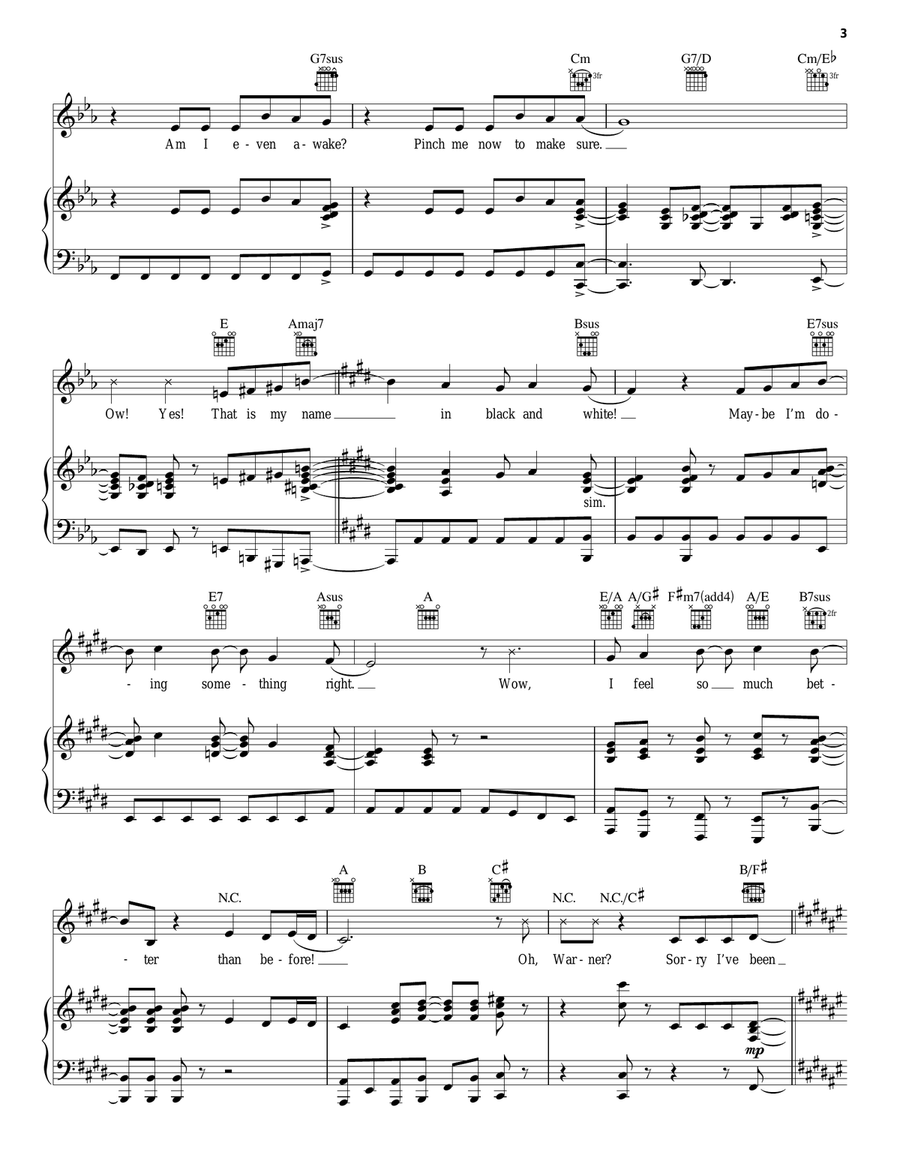 So Much Better Piano, Vocal, Guitar scores gallery preview page 3