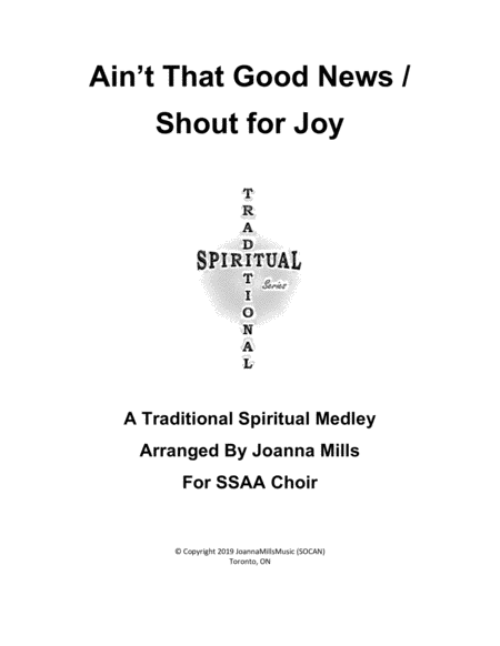 Ain't That Good News / Shout for Joy (SSAA) image number null