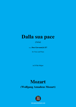 W. A. Mozart-Dalla sua pace(Aria),in D flat Major
