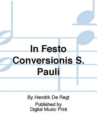 In Festo Conversionis S. Pauli