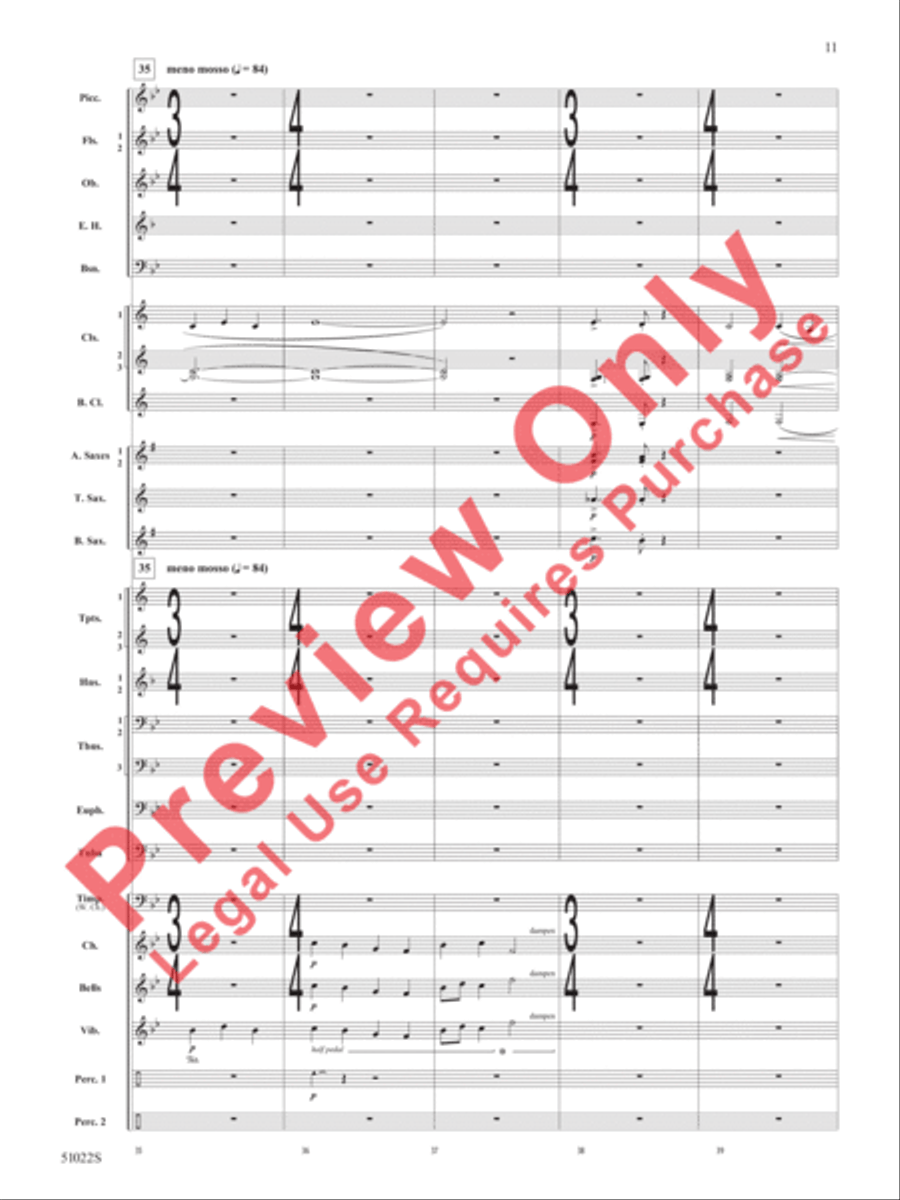 How Sweet the Sound How Sweet the Sound Concert Band scores gallery preview page 12