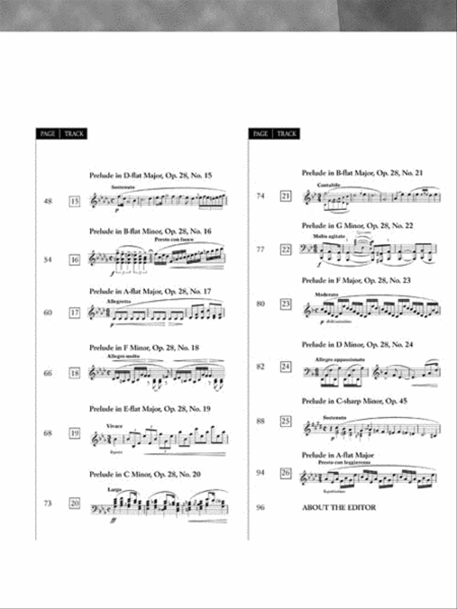 Chopin – Préludes image number null