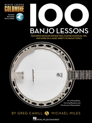 Book cover for 100 Banjo Lessons