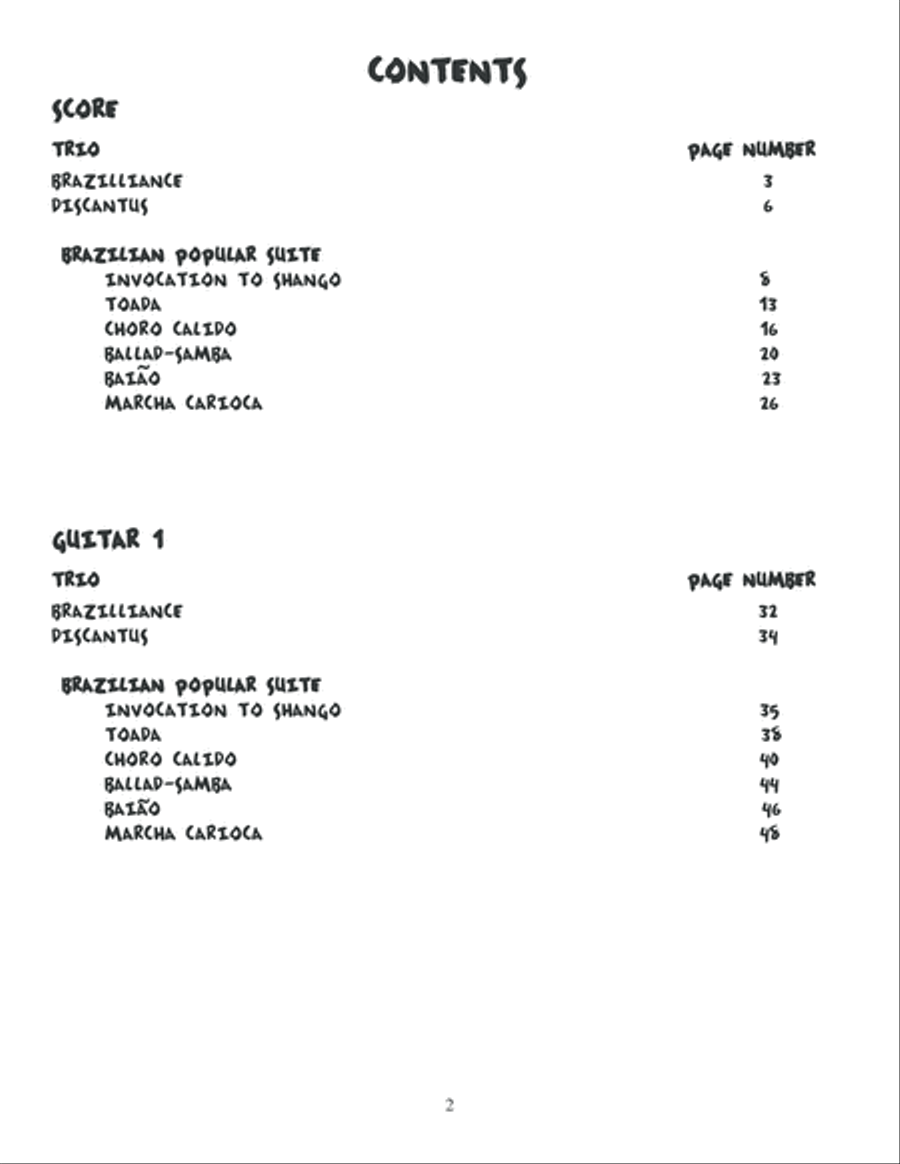 Laurindo Almeida Guitar Trios, Volume Two Guitar Ensemble scores gallery preview page 3