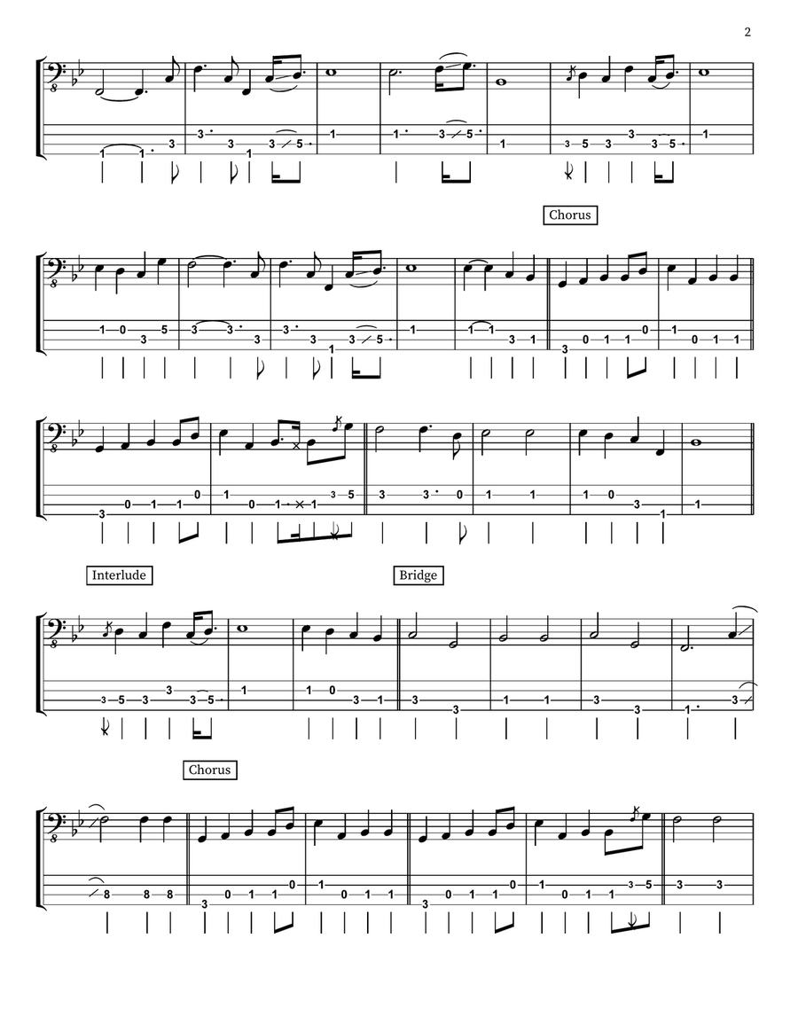 Starting Over Acoustic Guitar scores gallery preview page 2