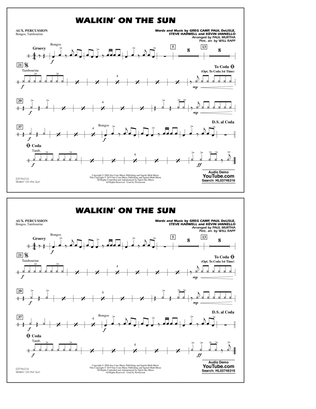 Walkin' on the Sun (arr. Paul Murtha) - Aux Percussion