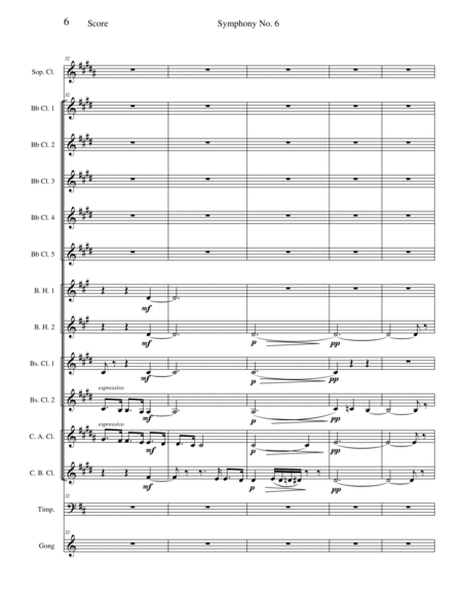 Adagio lamentaso (Mvt IV) - Symphony No. 6 image number null