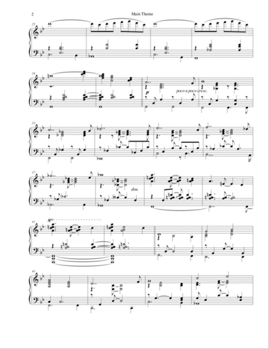 Minamata Piano Solo scores gallery preview page 2