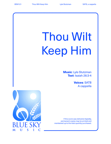 Thou Wilt Keep Him image number null