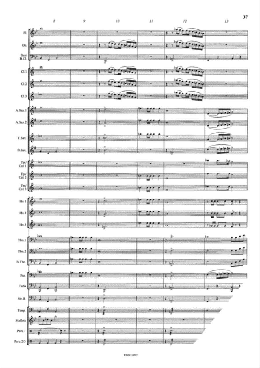 The Mysteries Of Egypt Concert Band scores gallery preview page 20