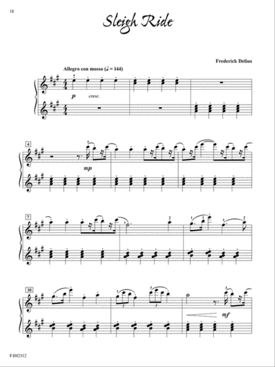 The Winter Collection Piano Method scores gallery preview page 3