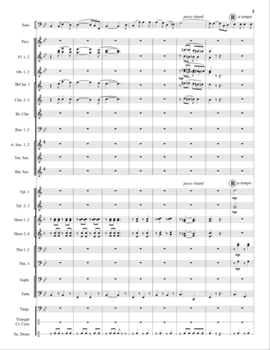 Carnival of Venice Concert Band scores gallery preview page 3