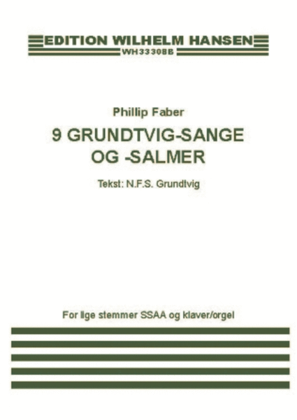 9 Grundtvig-sange Og-salmer