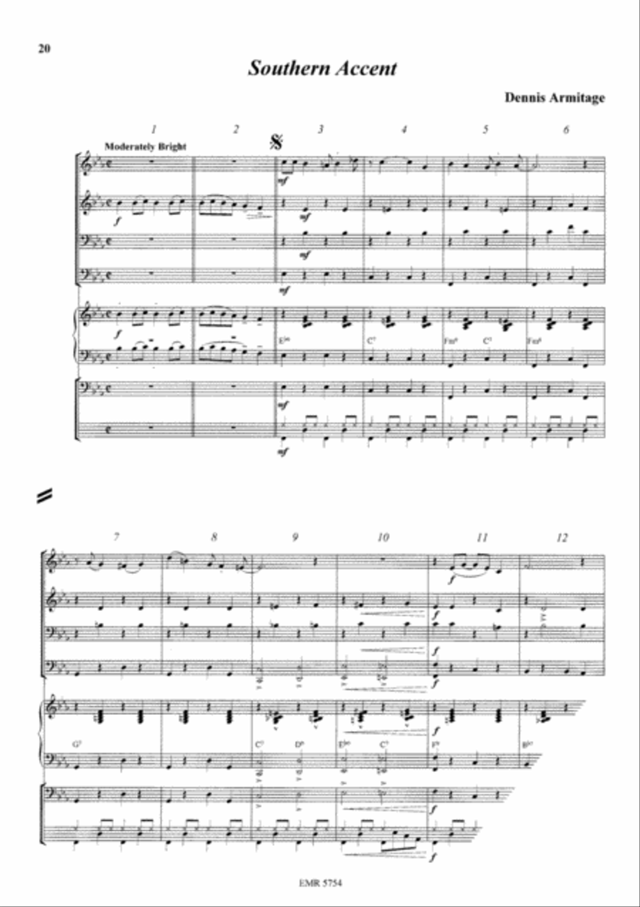 Dixieland Brass Ensemble scores gallery preview page 6
