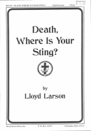 Book cover for Death, Where Is Your Sting?