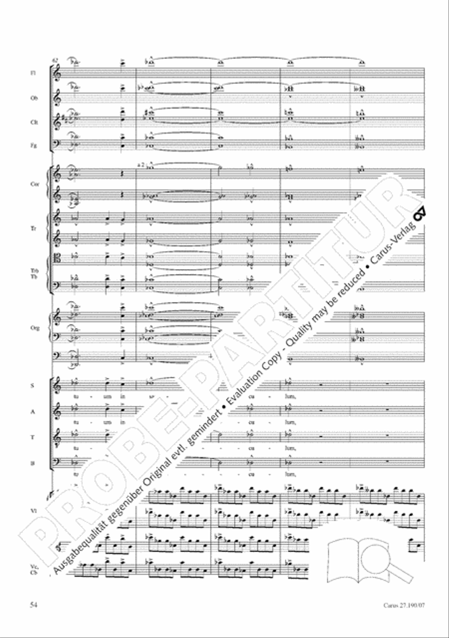 Te Deum 4-Part scores gallery preview page 62
